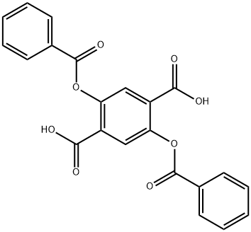 1,4-Benzenedicarboxylic acid, 2,5-bis(benzoyloxy)- Struktur