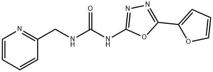 N-[5-(2-Furanyl)-1,3,4-oxadiazol-2-yl]-N′-(2-pyridinylmethyl)-urea