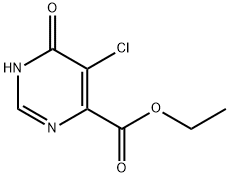 5-氯-6-羟基嘧啶-4-羧酸乙酯, 1415559-92-0, 结构式