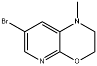 7-bromo-1-methyl-1H,2H,3H-pyrido[2,3-b][1,4]oxa
zine 化学構造式