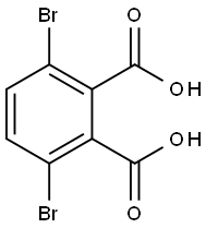 1,2-Benzenedicarboxylic acid, 3,6-dibromo- Structure