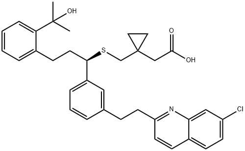 孟鲁司特钠二氢杂质,142147-67-9,结构式