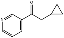 2-cyclopropyl-1-(pyridin-3-yl)ethan-1-one Struktur