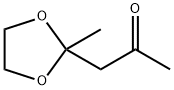 1-(2-Methyl-1,3-dioxolan-2-yl)-2-propanone Struktur