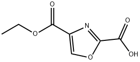 2,4-Oxazoledicarboxylic acid, 4-ethyl ester Structure