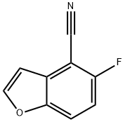 5-fluorobenzofuran-4-carbonitrile Struktur