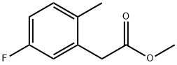 5-氟-2-甲基苯乙酸甲酯, 1427451-38-4, 结构式