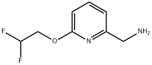 (6-(2,2-二氟乙氧基)吡啶-2-基)甲胺,1427960-45-9,结构式