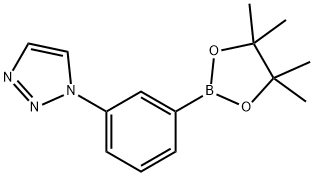 1428582-07-3 1-(3-(4,4,5,5-四甲基-1,3,2-二氧硼杂环戊烷-2-基)苯基)-1H-1,2,3-三唑