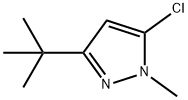 3-tert-butyl-5-chloro-1-methyl-1H-pyrazole Structure