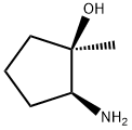 Cyclopentanol, 2-amino-1-methyl-, (1R,2S)-,1430230-57-1,结构式