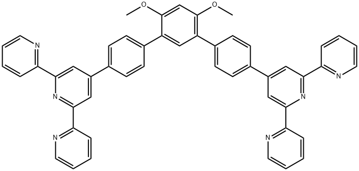 2,4-bis(4'-terpyridyl-p-phenyl)-1,5-dimethoxybenzene Structure