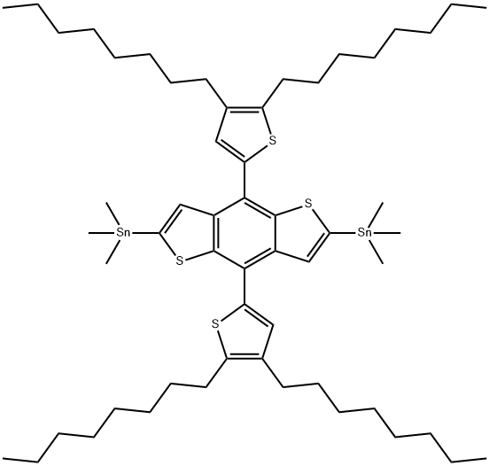 2,6-Bis(triMethyltin)-dioctyl- Struktur