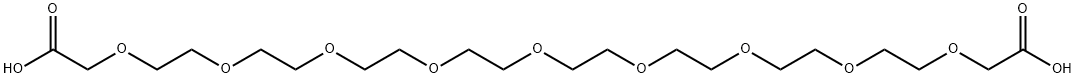 HOOCCH2O-PEG8-CH2COOH,1432970-26-7,结构式