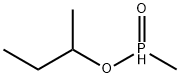 Phosphinic acid,methyl-,1-methylpropyl ester Struktur