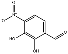 Benzaldehyde, 2,3-dihydroxy-4-nitro- Struktur