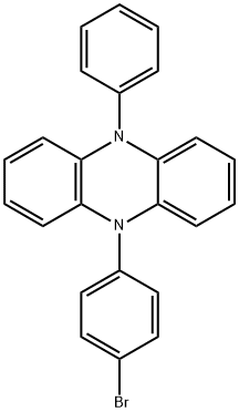 Phenazine, 5-(4-bromophenyl)-5,10-dihydro-10-phenyl- Struktur