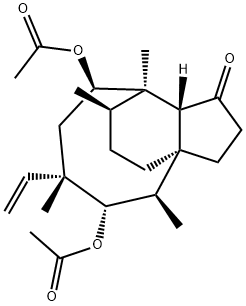 Mutilin 11,14-Diacetate 结构式