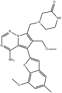 罗加替尼, 1443530-05-9, 结构式