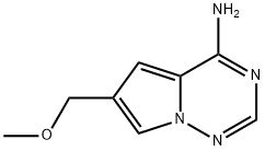 6-(methoxymethyl)pyrrolo[2,1-f][1,2,4]triazin-4-amine Struktur