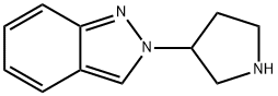2-(pyrrolidin-3-yl)-2H-indazole Struktur
