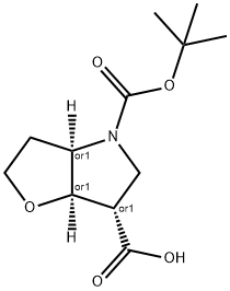 Racemic-(3aR,6S,6aR)-4-(tert-butoxycarbonyl)hexahydro-2H-furo[3,2-b]pyrrole-6-carboxylic acid|1445951-57-4