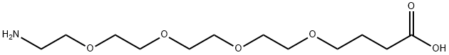 氨基-PEG4-丁酸,144598-03-8,结构式