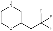 2-(2,2,2-三氟乙基)吗啉, 1446485-13-7, 结构式