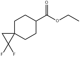 1,1-二氟螺[2.5]辛烷-6-甲酸乙酯,1447942-59-7,结构式