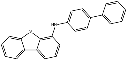 N-[1,1-biphenyl]-4-yl-4-Dibenzothiophenamine Struktur