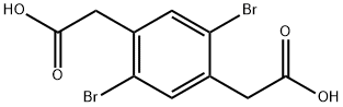 1,4-Benzenediacetic acid, 2,5-dibromo- Struktur