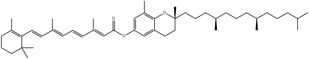 生育酚视黄酯 结构式