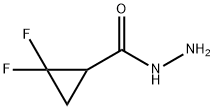 2,2-difluorocyclopropane-1-carbohydrazide Structure