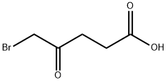Pentanoic acid, 5-bromo-4-oxo- 结构式