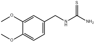 [(3,4-dimethoxyphenyl)methyl]thiourea 结构式