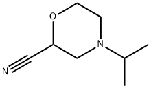 4-(propan-2-yl)morpholine-2-carbonitrile Struktur
