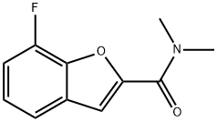 7-fluoro-N,N-dimethyl-1-benzofuran-2-carboxamid
e,1465408-28-9,结构式