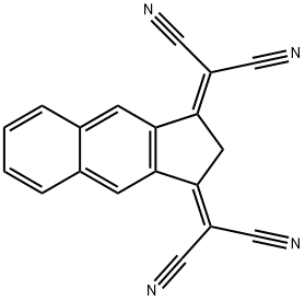 Propanedinitrile, 2,2'-(1H-benz[f]indene-1,3(2H)-diylidene)bis- (9CI) 结构式