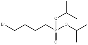 Phosphonic acid, P-(4-bromobutyl)-, bis(1-methylethyl) ester Structure