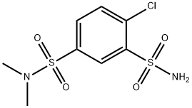 4-氯-1-N,1-N-二甲基苯-1,3-二磺酰胺, 14748-07-3, 结构式