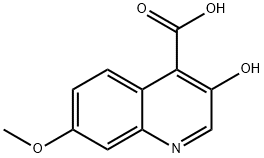 3-hydroxy-7-methoxyquinoline-4-carboxylic acid,1487292-95-4,结构式