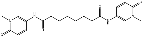 N,N'-bis(5-(1-methyl-2-pyridonyl))-1,6-hexamethylenedicarboxamide,148805-97-4,结构式