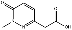 3-Pyridazineacetic acid, 1,6-dihydro-1-methyl-6-oxo- Structure