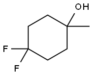 Cyclohexanol, 4,4-difluoro-1-methyl- Struktur