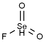 selenium dioxydifluoride Struktur