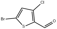 5-Bromo-3-chlorothiophene-2-carbaldehyde Structure