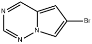 Pyrrolo[2,1-f][1,2,4]triazine, 6-bromo- Struktur