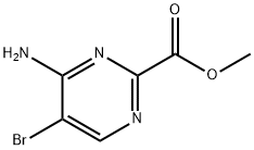 methyl 4-amino-5-bromopyrimidine-2-carboxylate Struktur