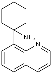 1-(8-Quinolinyl)cyclohexanamine Structure