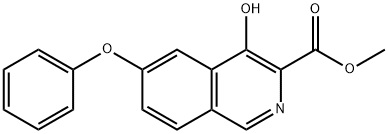 methyl 4-hydroxy-6-phenoxyisoquinoline-3-carboxylate|4-羟基-6-苯氧基异喹啉-3-羧酸甲酯